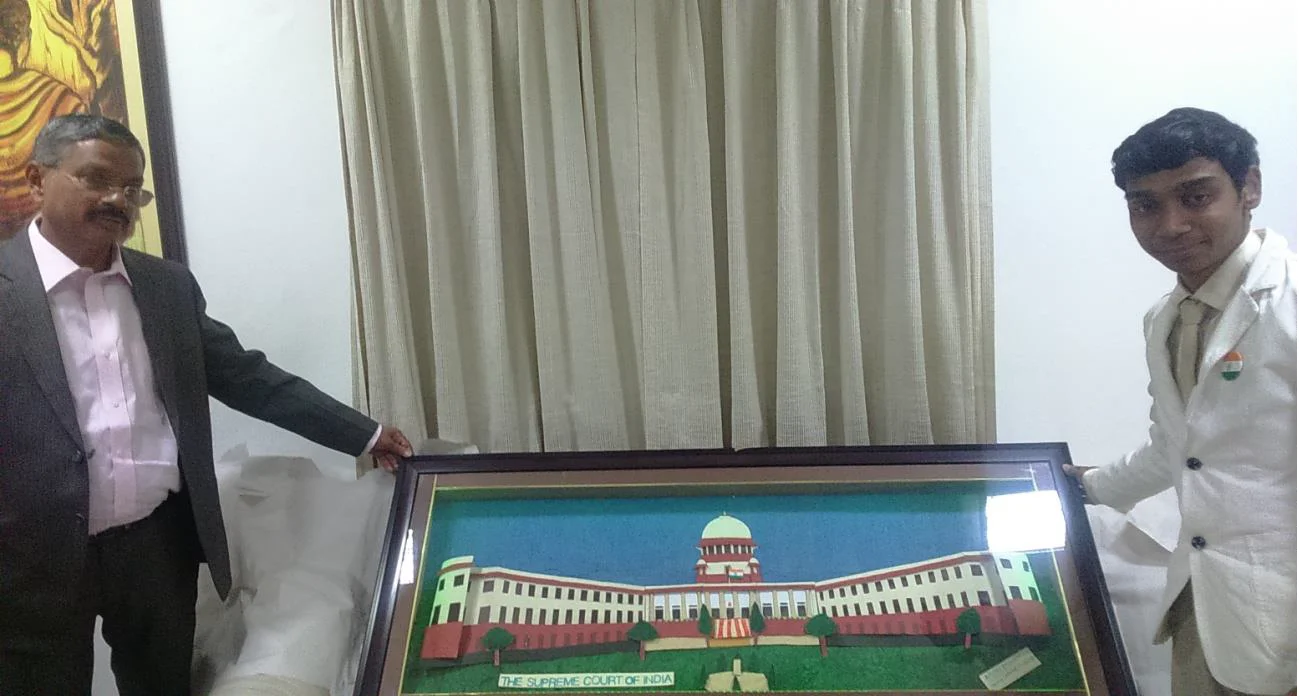 1 st time innovative 2D Model of Supreme Court of India Building… — Photograph 2