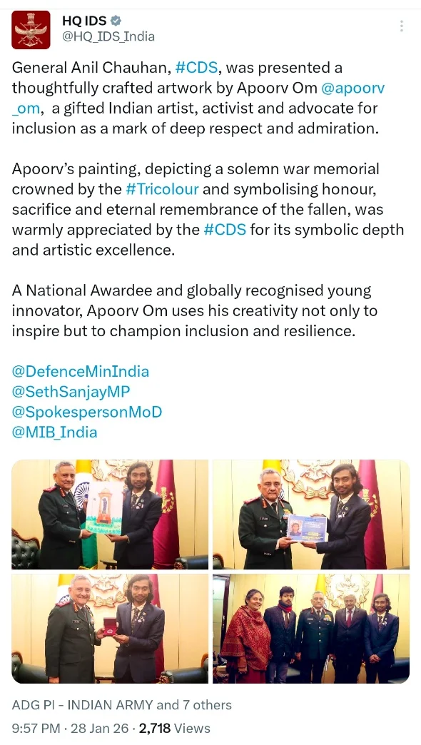 THE CHIEF OF THE DEFENCE STAFF INDIA 2026 CHAIRMAN OF THE CHIEFS… — Photograph 4