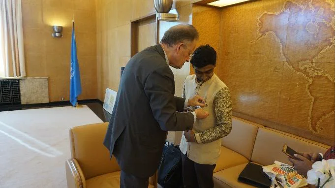 Director General of United Nations Office at Geneva Mr Michael Moller meeting… — Photograph 2