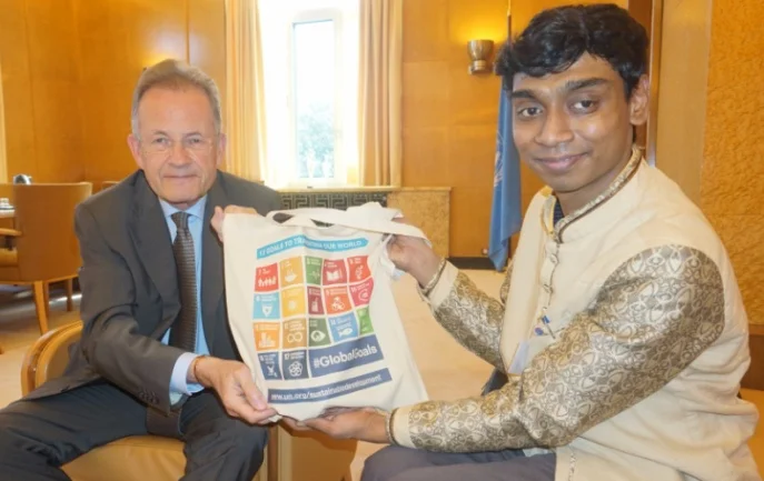 Director General of United Nations Office at Geneva Mr Michael Moller meeting… — Photograph 4
