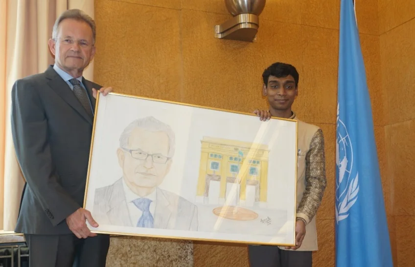 Director General of United Nations Office at Geneva Mr Michael Moller meeting… — Photograph 5