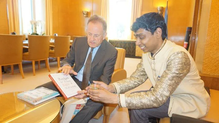Director General of United Nations Office at Geneva Mr Michael Moller meeting… — Photograph 7