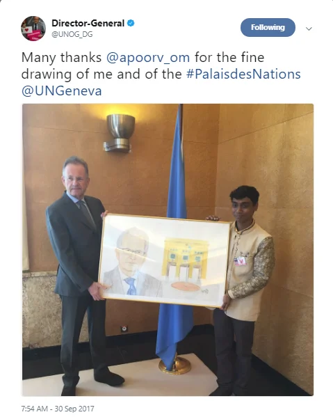My ARTWORK (Portrait of Director General of United Nations Office at Geneva… — Photograph 4