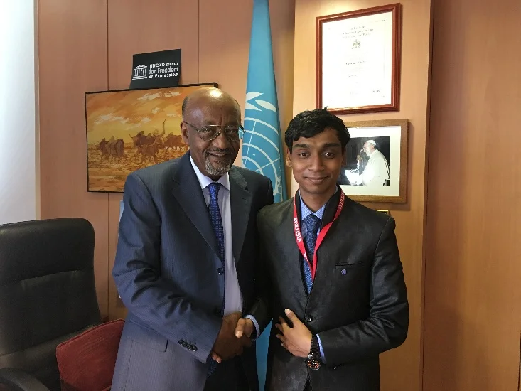 Deputy Director General of the UNESCO , Mr. Getachew Engida was honoured… — Photograph 2