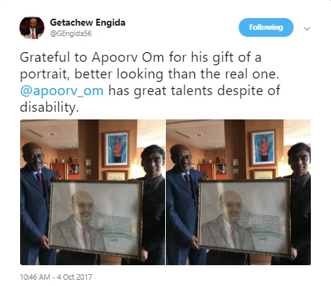 Deputy Director General of the UNESCO , Mr. Getachew Engida was honoured… — Photograph 6