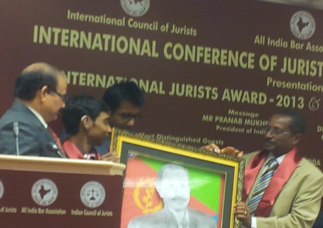 Chief Justice of ERITREA Mr. Justice Menkerious Beraki 2013 Chief Justice of… — Photograph 2