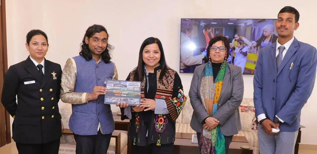 THE PRESIDENT OF NAVY WALFARE AND WELLNESS ASOCIATION (NWWA) , INDIAN NAVY… — Photograph 3