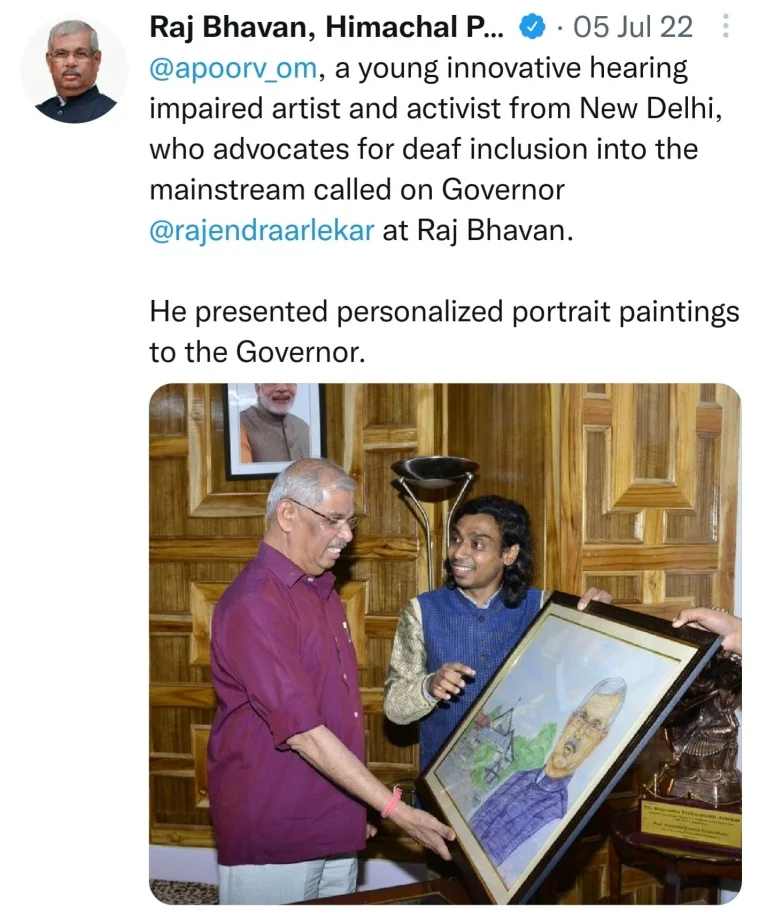 GOVERNOR OF HIMACHAL PRADESH (INDIA) 2022 Governor of Himachal Pradesh Shri Rejandar… — Photograph 5