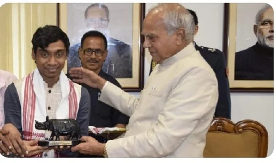 GOVERNOR OF ASSAM (INDIA) 2017 Governor of Assam Mr. Banwarilal Purohat was… — Photograph 3