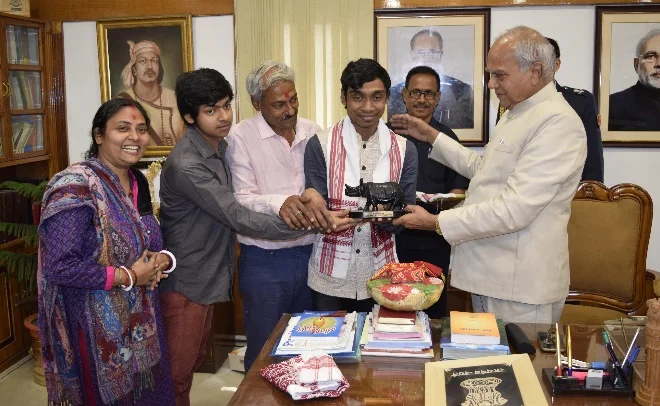 GOVERNOR OF ASSAM (INDIA) 2017 Governor of Assam Mr. Banwarilal Purohat was… — Photograph 4