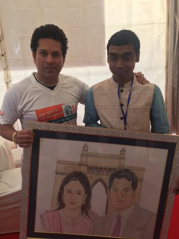Mr. Kailash Satyarthi, Nobel Peace Laureate on 2017. Mr. Sachin Tendulkar ,… — Photograph 2